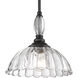 Audra 1 Light 12 inch Matte Black Pendant Ceiling Light